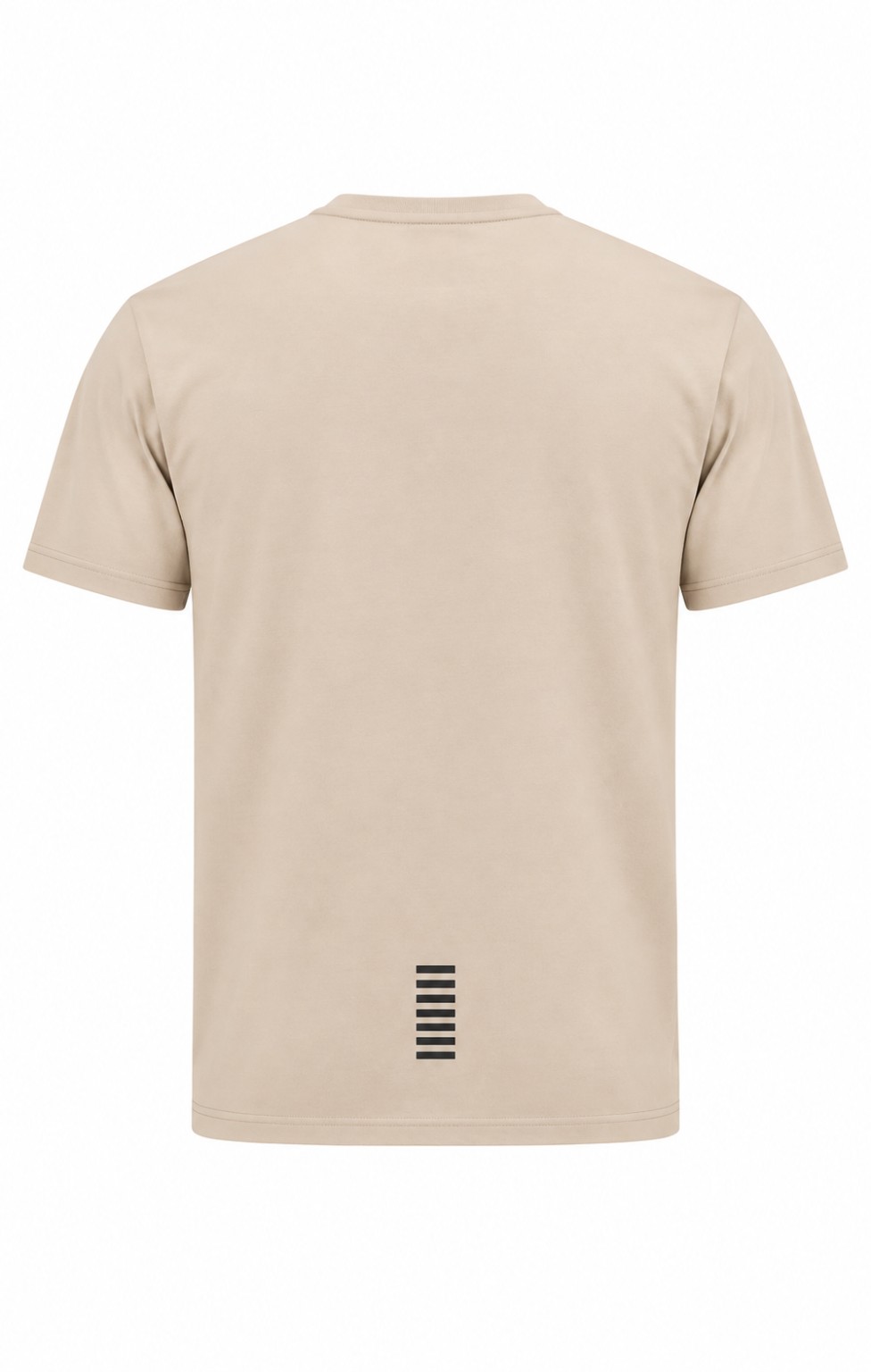 EA7 EMPORIO ARMANI T-shirt beige fronte e retro, foto 2
