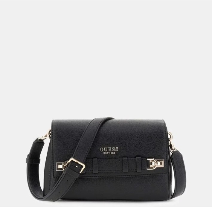 GUESS JEANS Borsa a tracolla nera, foto 1