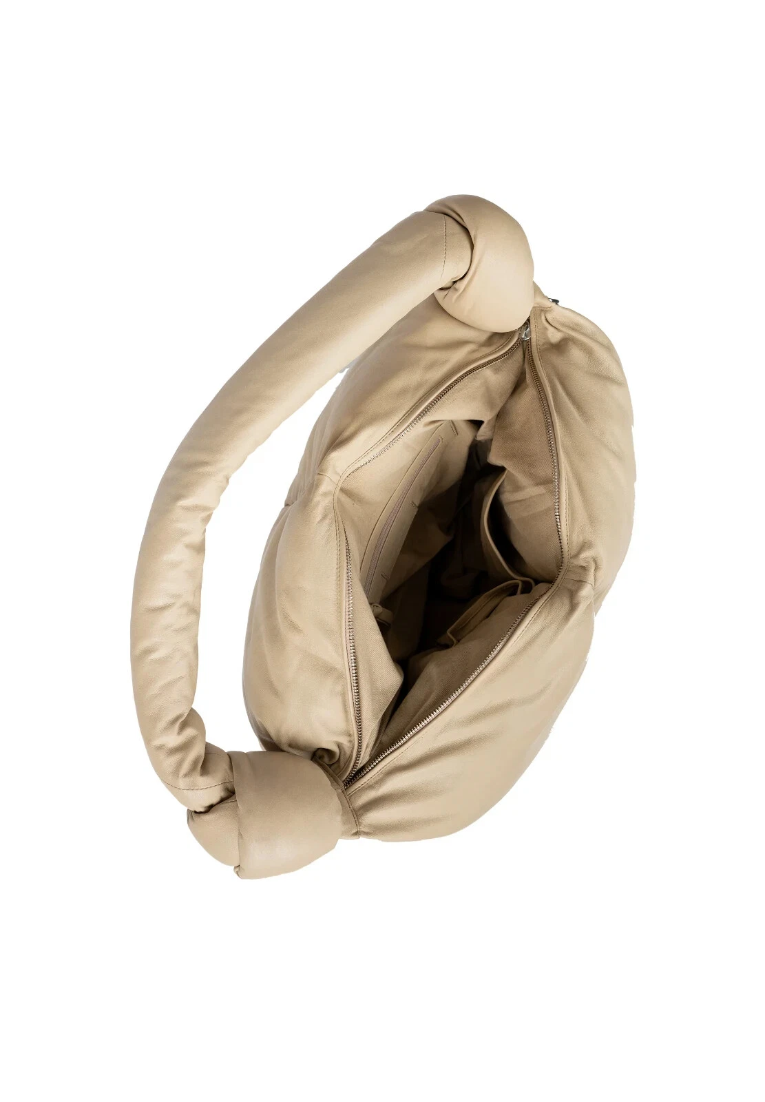 STYLISM DENMARK Borsa donna beige in pelle, foto 4