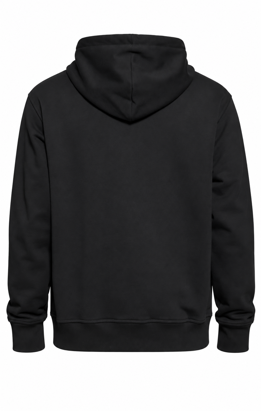 VERSACE JEANS COUTURE Felpa nera con cappuccio e logo, foto 2